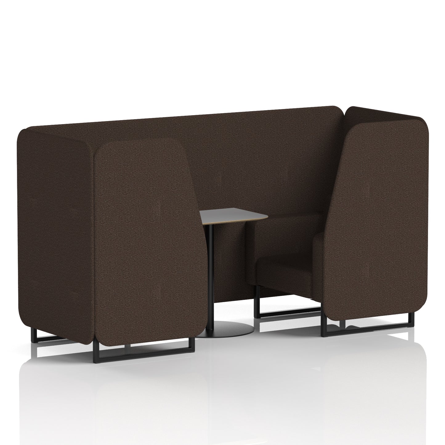 Brixworth Booth With Grey Table In Single Tone (Part 1)