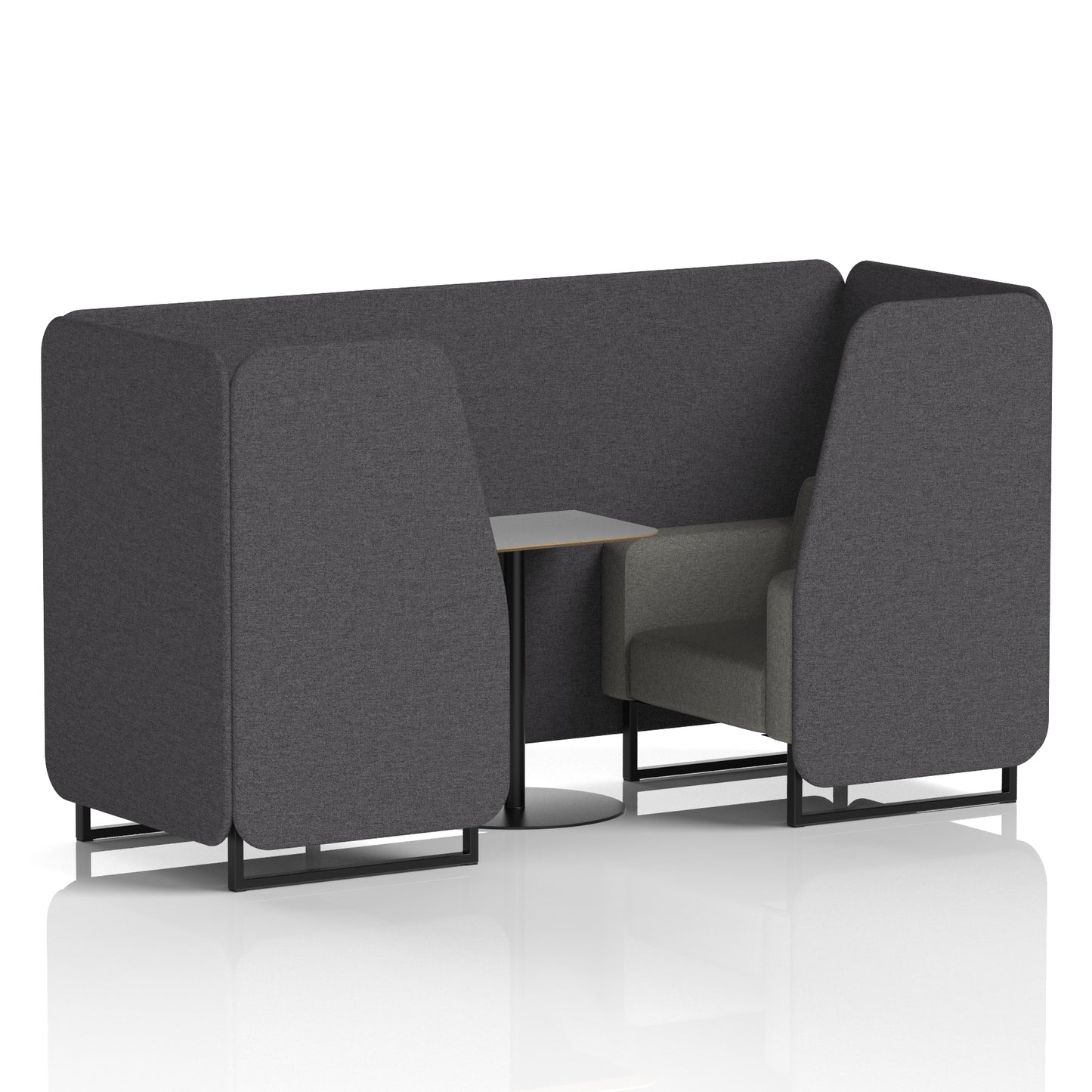Brixworth Booth With Grey Table In Two Tone (Part 1)
