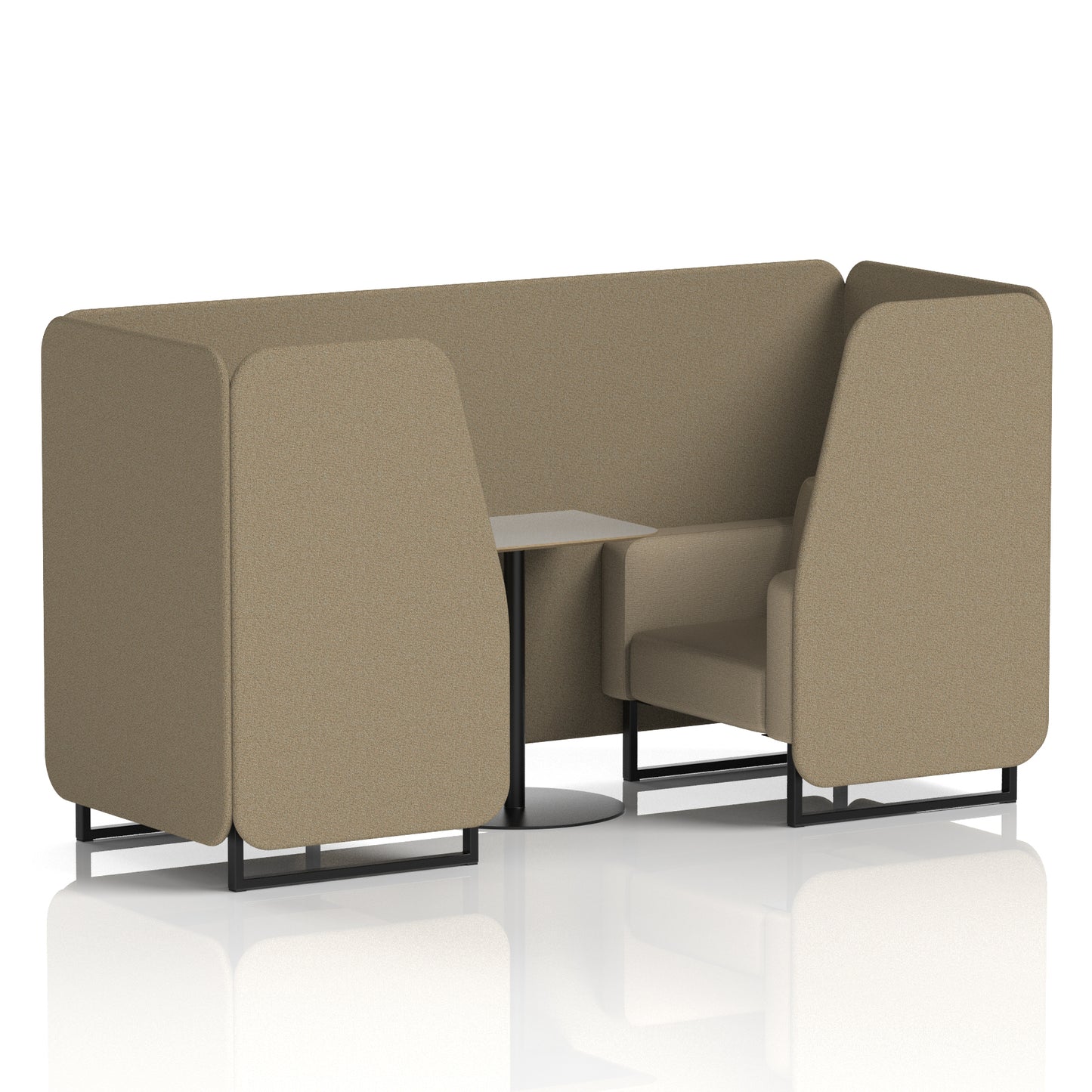 Brixworth Booth With Grey Table In Two Tone (Part 1)