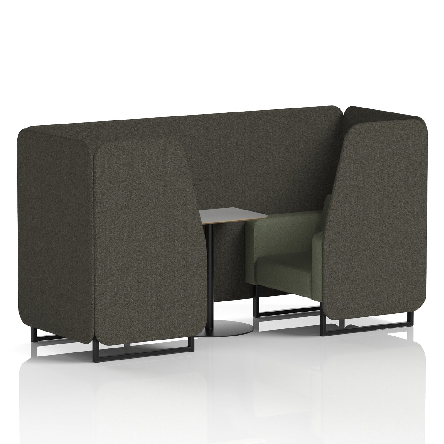 Brixworth Booth With Grey Table In Two Tone (Part 1)