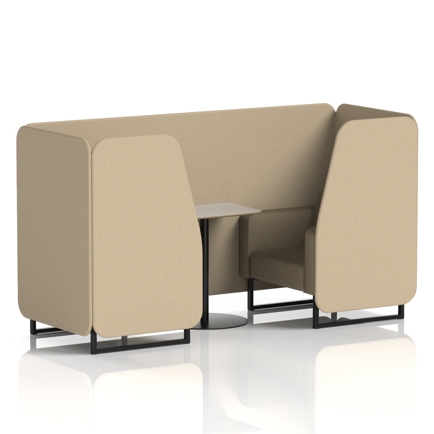Brixworth Booth With Grey Table In Two Tone (Part 1)