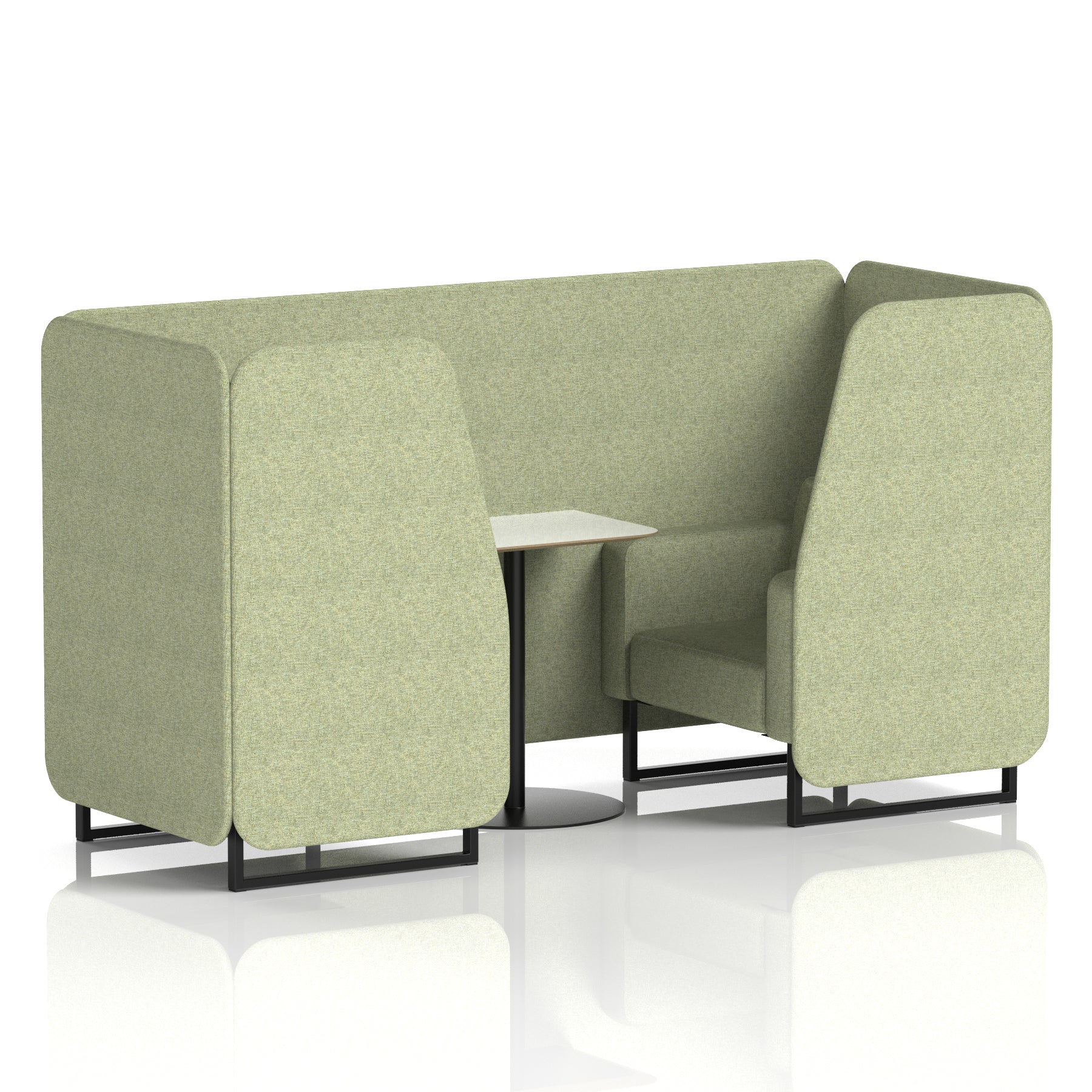 Brixworth Booth With White Table In Single Tone (Part 1)