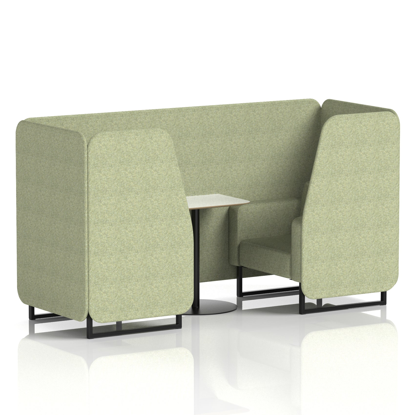 Brixworth Booth With White Table In Single Tone (Part 1)