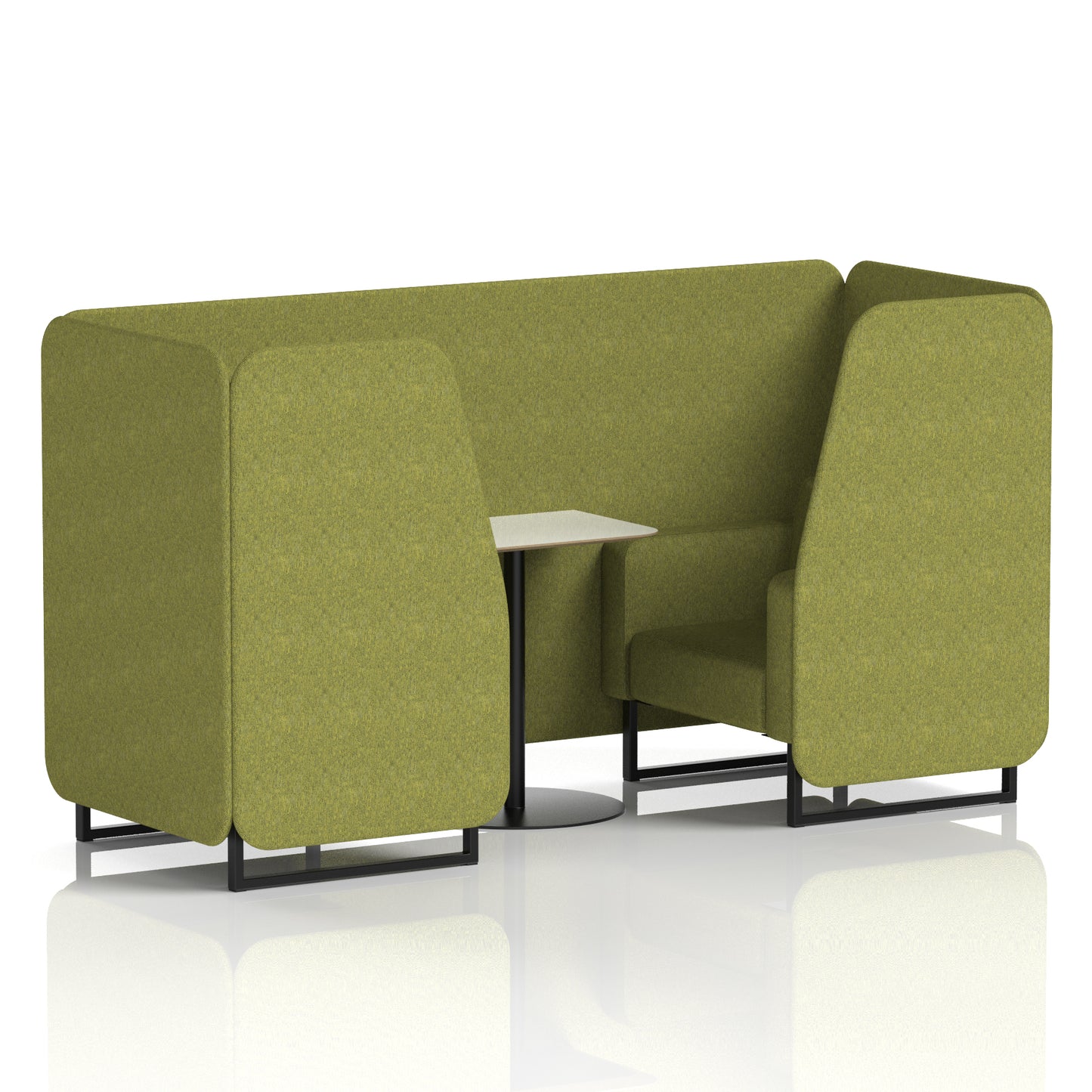 Brixworth Booth With White Table In Single Tone (Part 1)