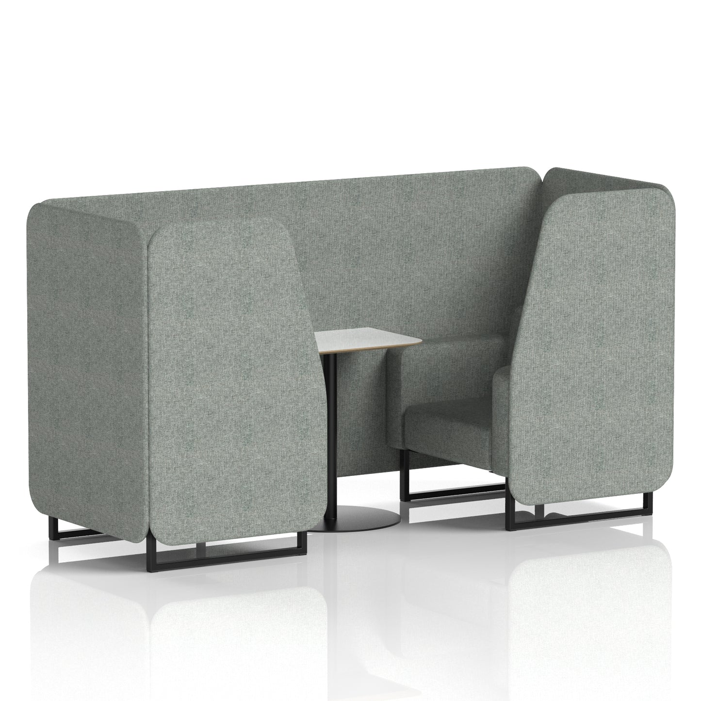 Brixworth Booth With White Table In Single Tone (Part 1)
