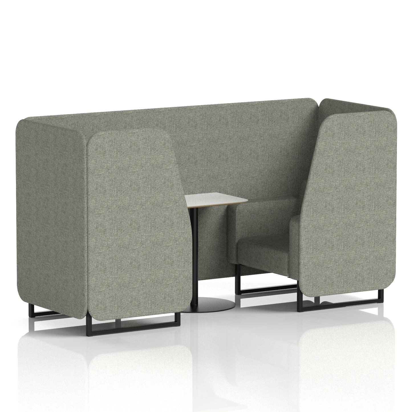 Brixworth Booth With White Table In Single Tone (Part 1)