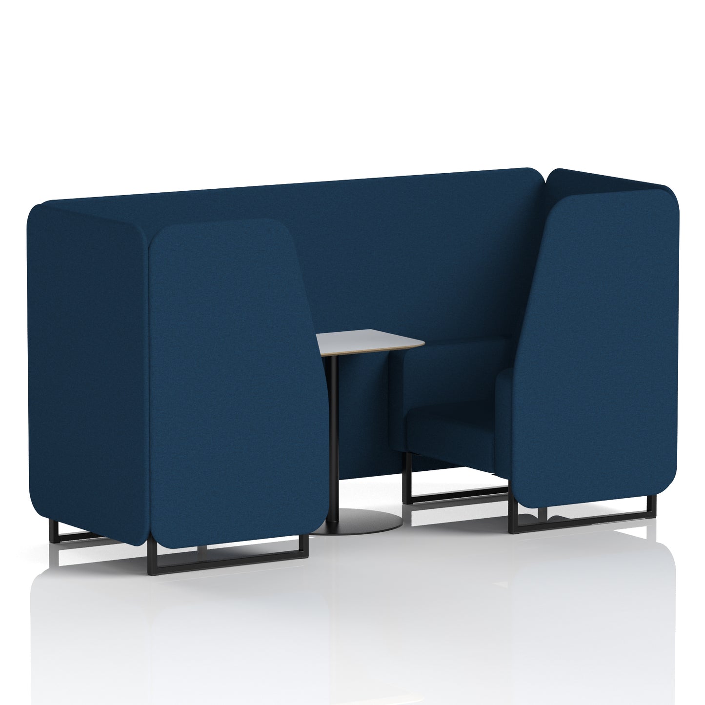Brixworth Booth With White Table In Single Tone (Part 1)