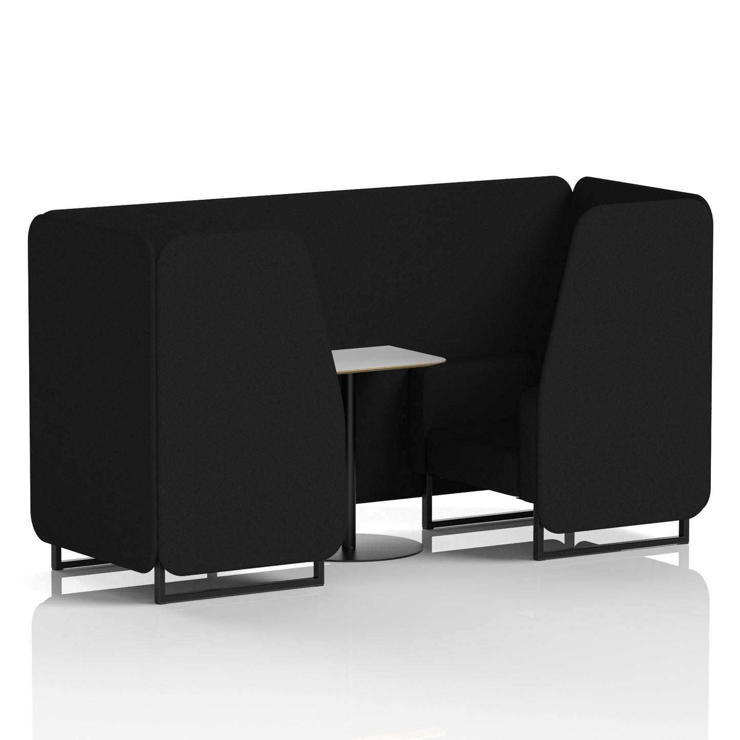 Brixworth Booth With White Table In Single Tone (Part 1)