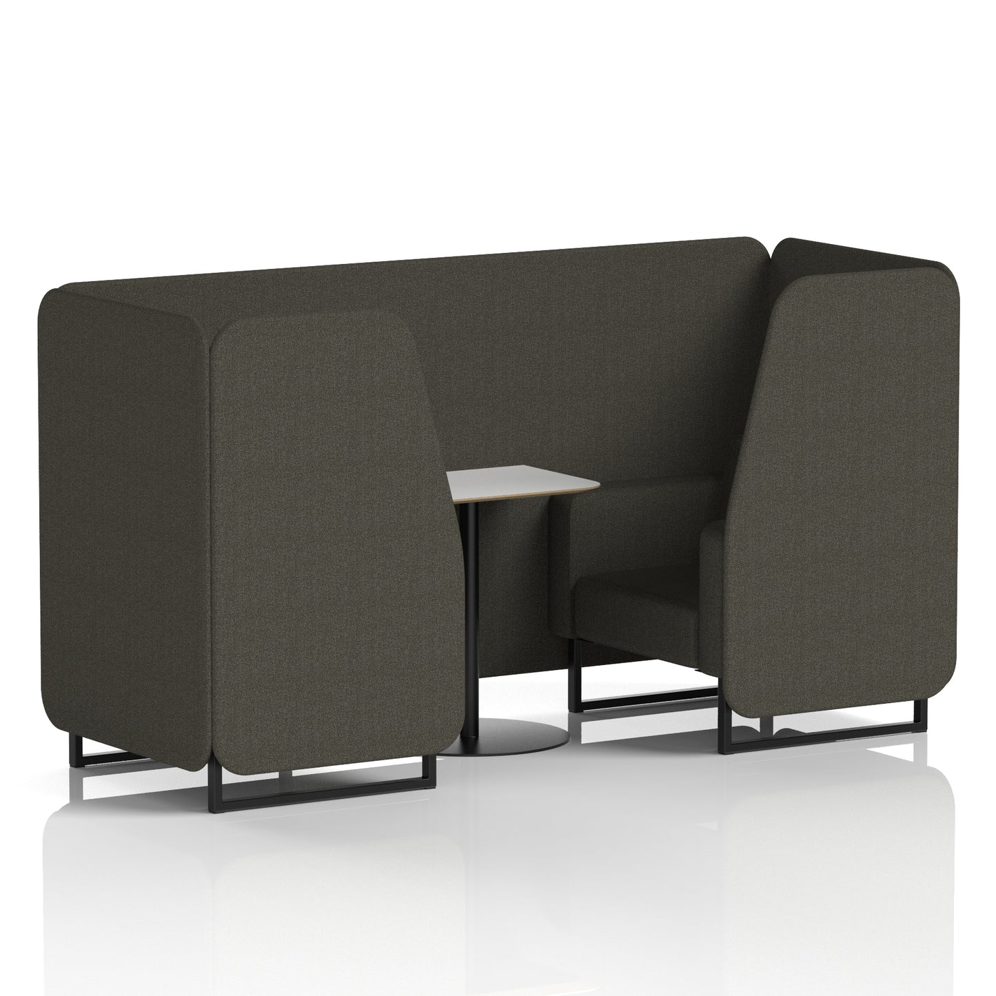 Brixworth Booth With White Table In Single Tone (Part 1)
