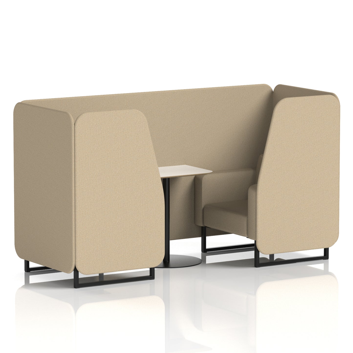 Brixworth Booth With White Table In Single Tone (Part 1)