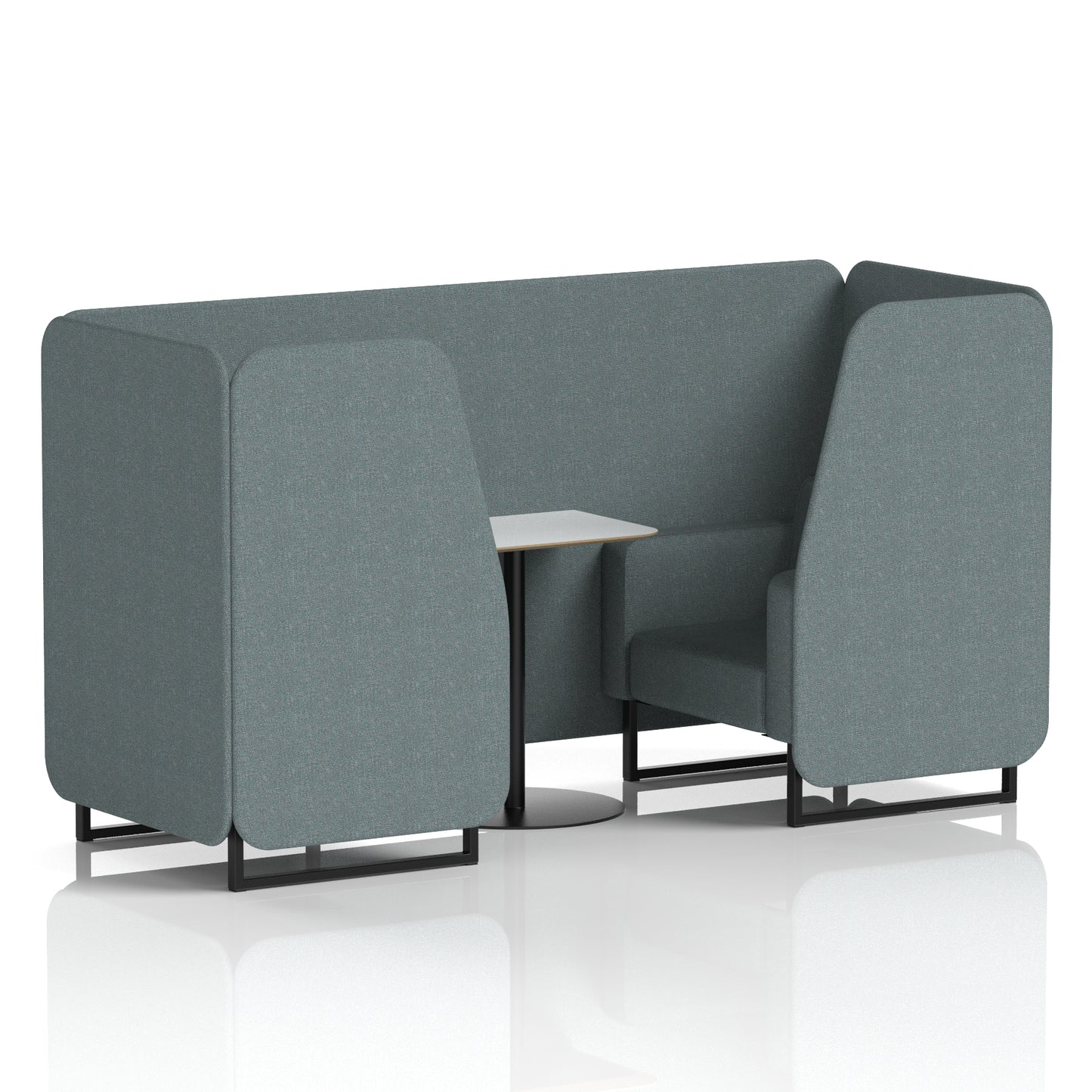 Brixworth Booth With White Table In Single Tone (Part 1)