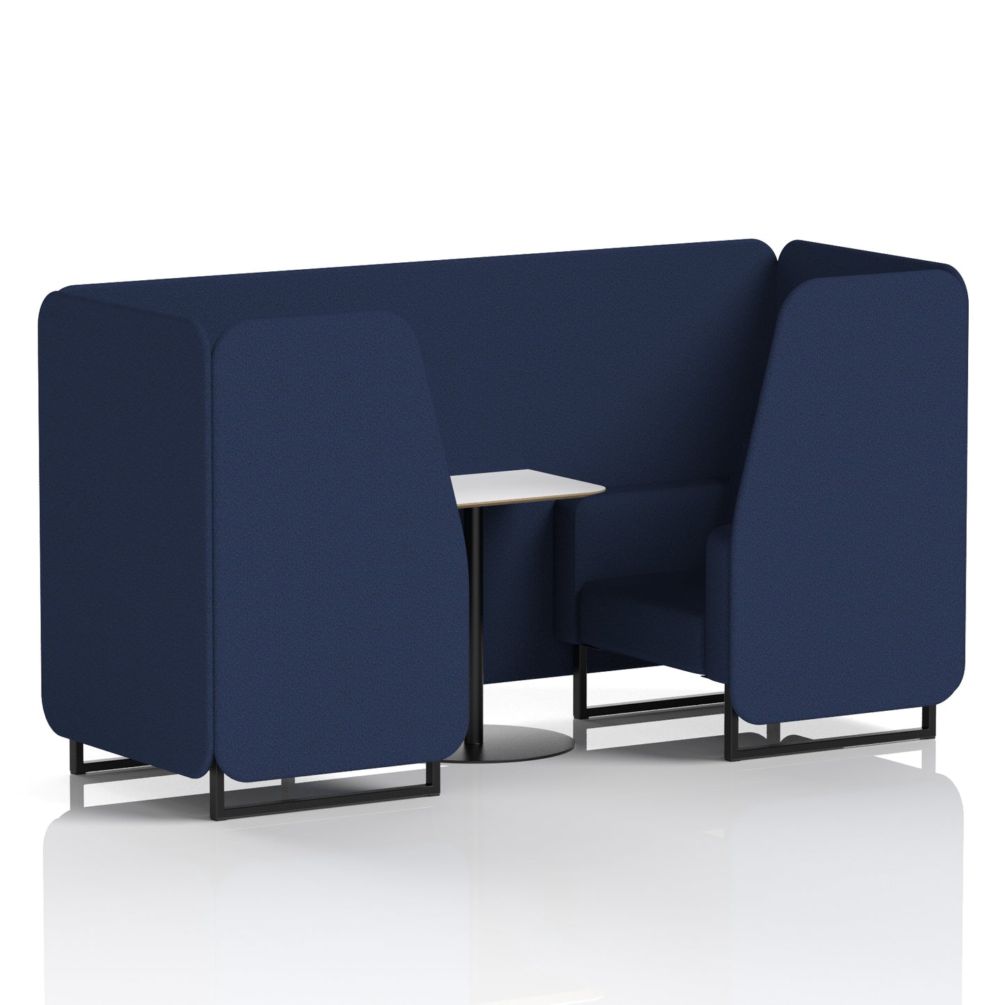 Brixworth Booth With White Table In Single Tone (Part 1)