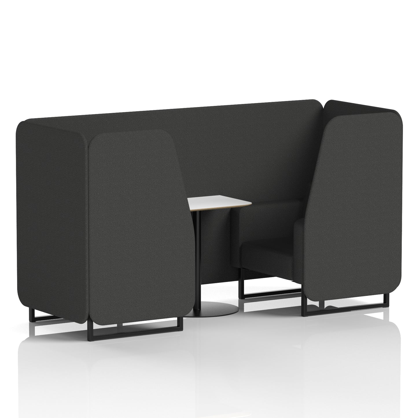 Brixworth Booth With White Table In Single Tone (Part 1)