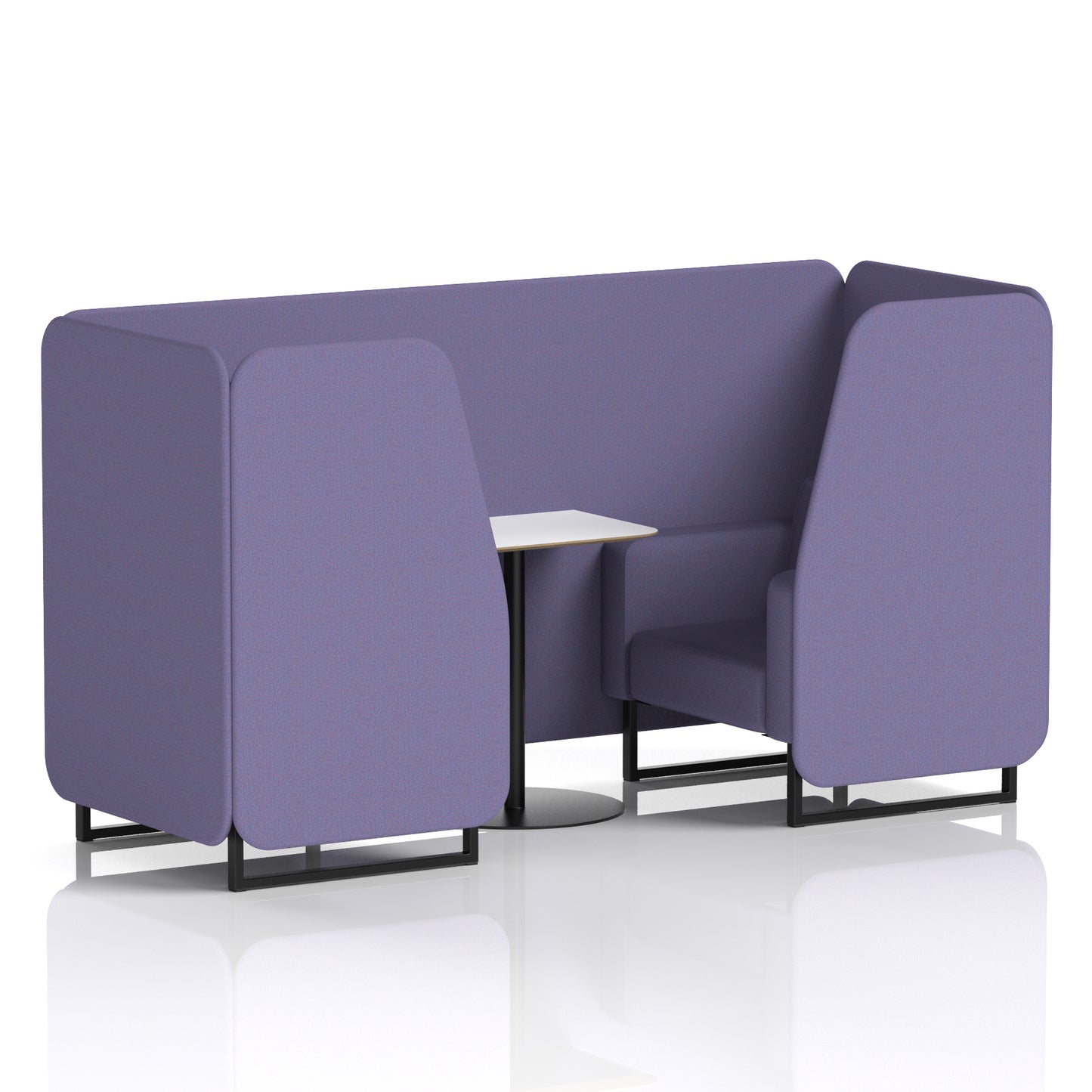 Brixworth Booth With White Table In Single Tone (Part 1)