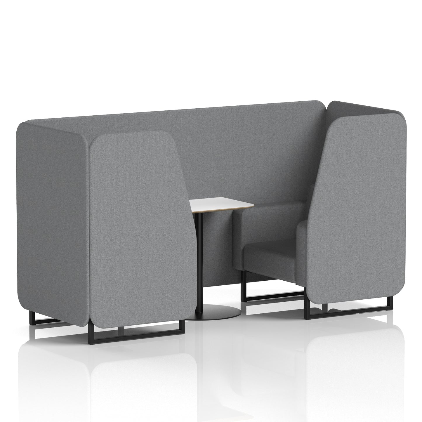 Brixworth Booth With White Table In Single Tone (Part 1)