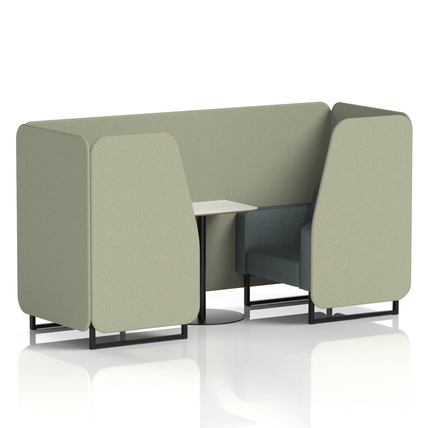 Brixworth Booth With White Table In Two Tone (Part 1)