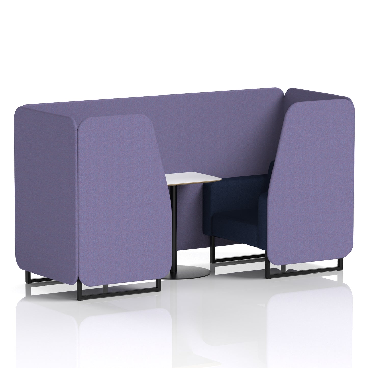 Brixworth Booth With White Table In Two Tone (Part 1)