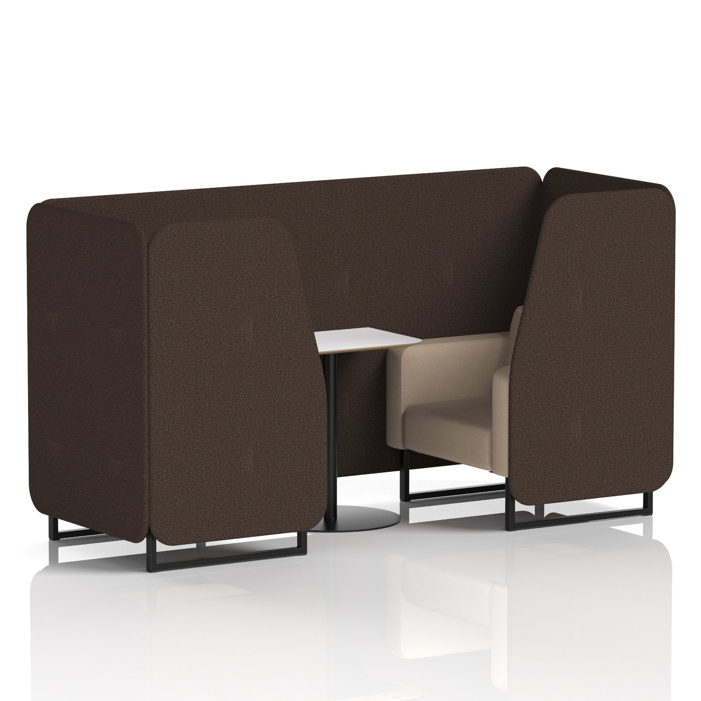 Brixworth Booth With White Table In Two Tone (Part 1)