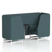 Brixworth Booth With Black Table In Single Tone (Part 2)