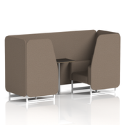 Brixworth Booth With Black Table In Single Tone (Part 2)