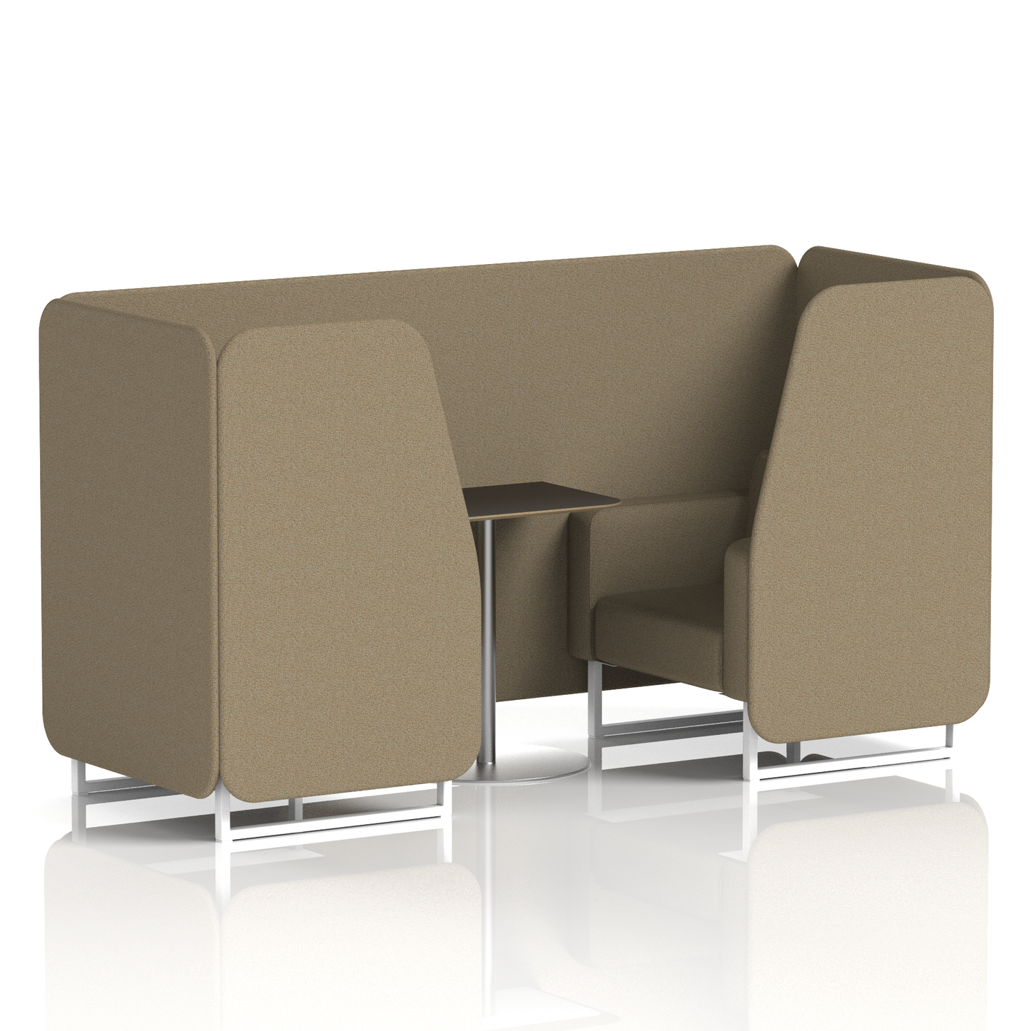 Brixworth Booth With Black Table In Single Tone (Part 2)