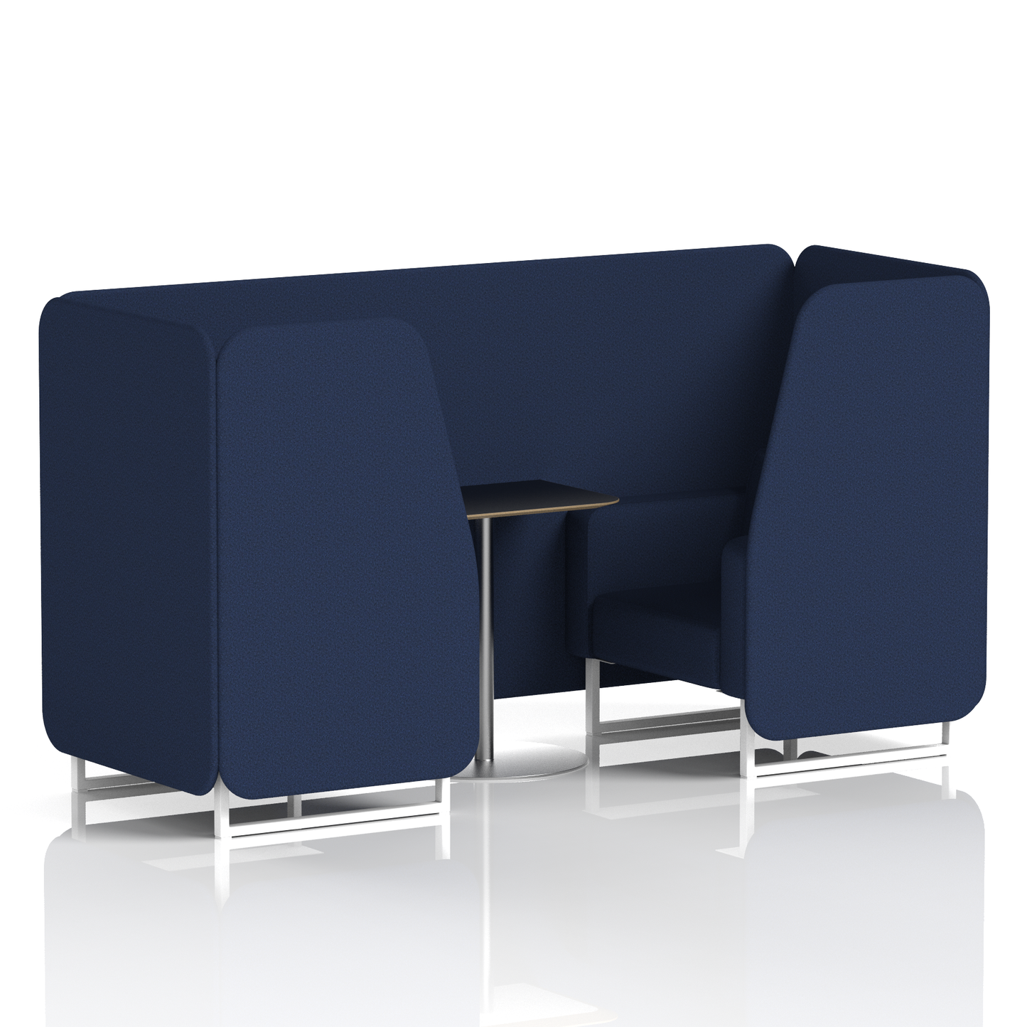 Brixworth Booth With Black Table In Single Tone (Part 2)