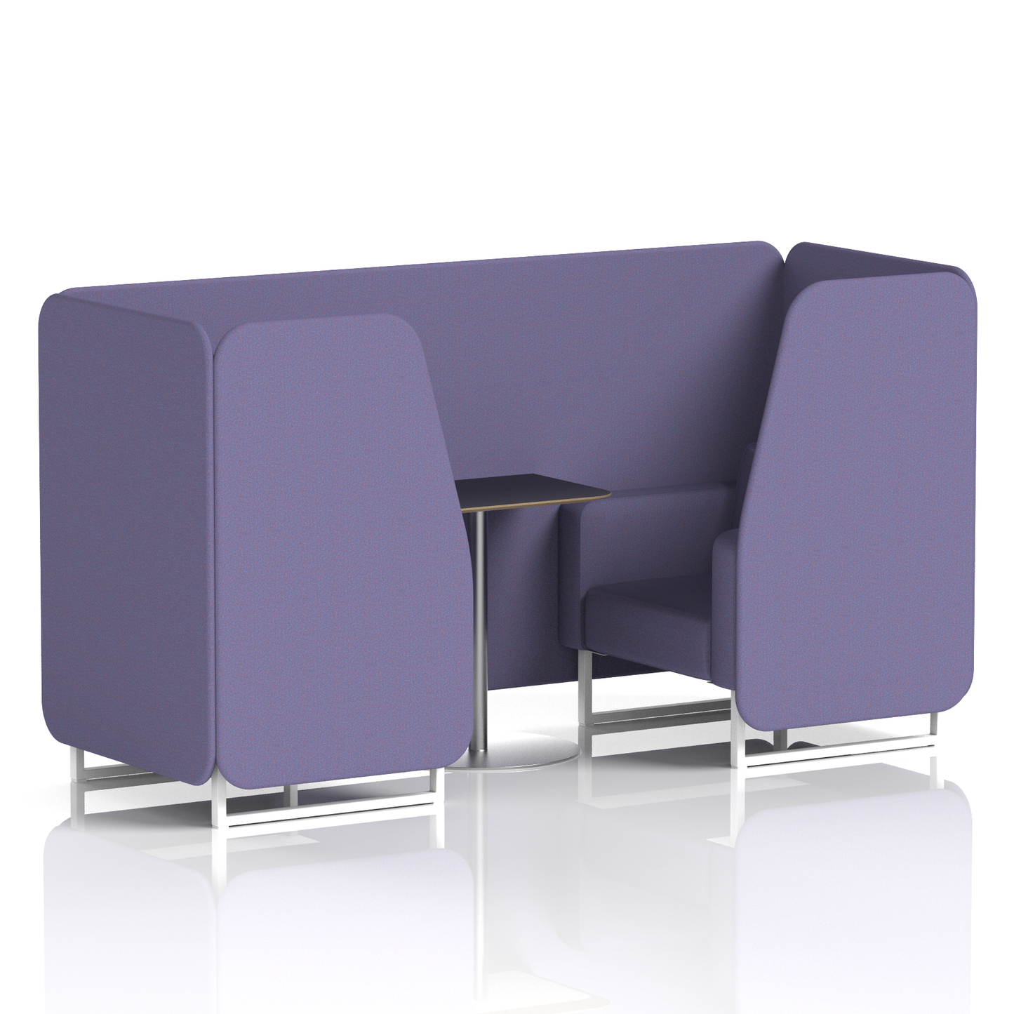 Brixworth Booth With Black Table In Single Tone (Part 2)