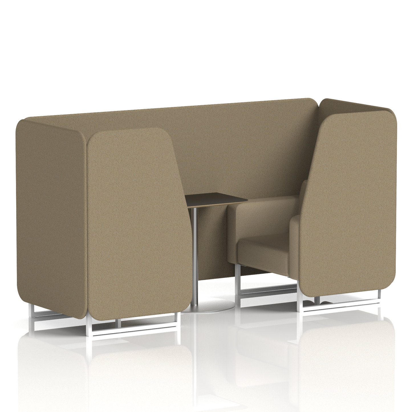 Brixworth Booth With Black Table In Two Tone (Part 2)