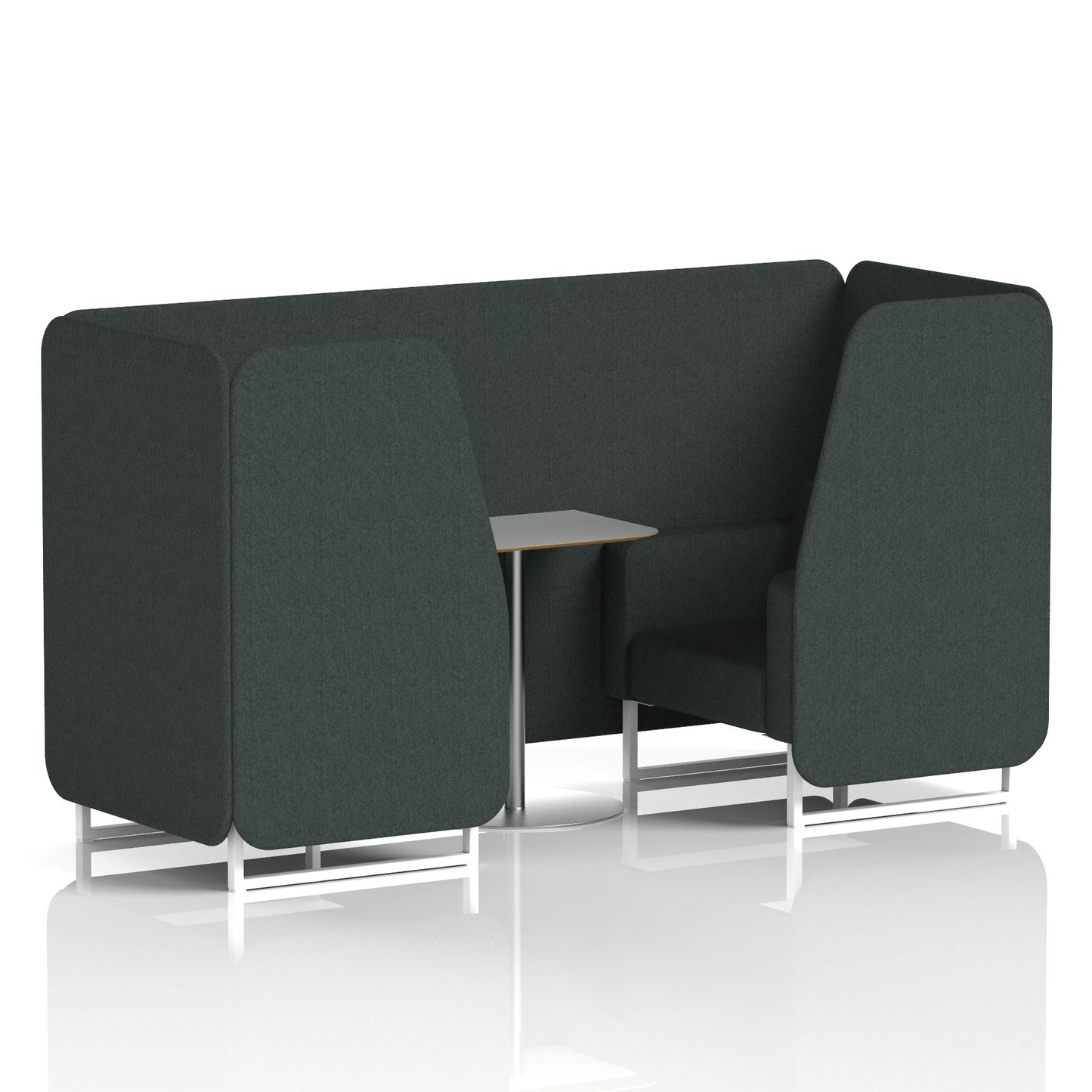 Brixworth Booth With Grey Table In Single Tone (Part 1)