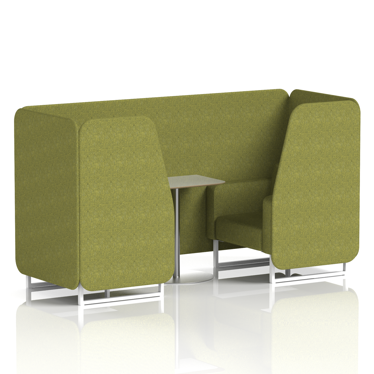Brixworth Booth With Grey Table In Single Tone (Part 1)