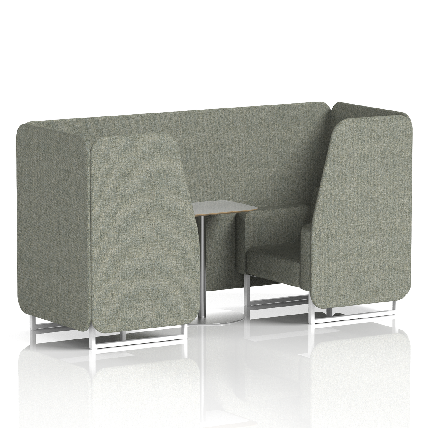 Brixworth Booth With Grey Table In Single Tone (Part 1)