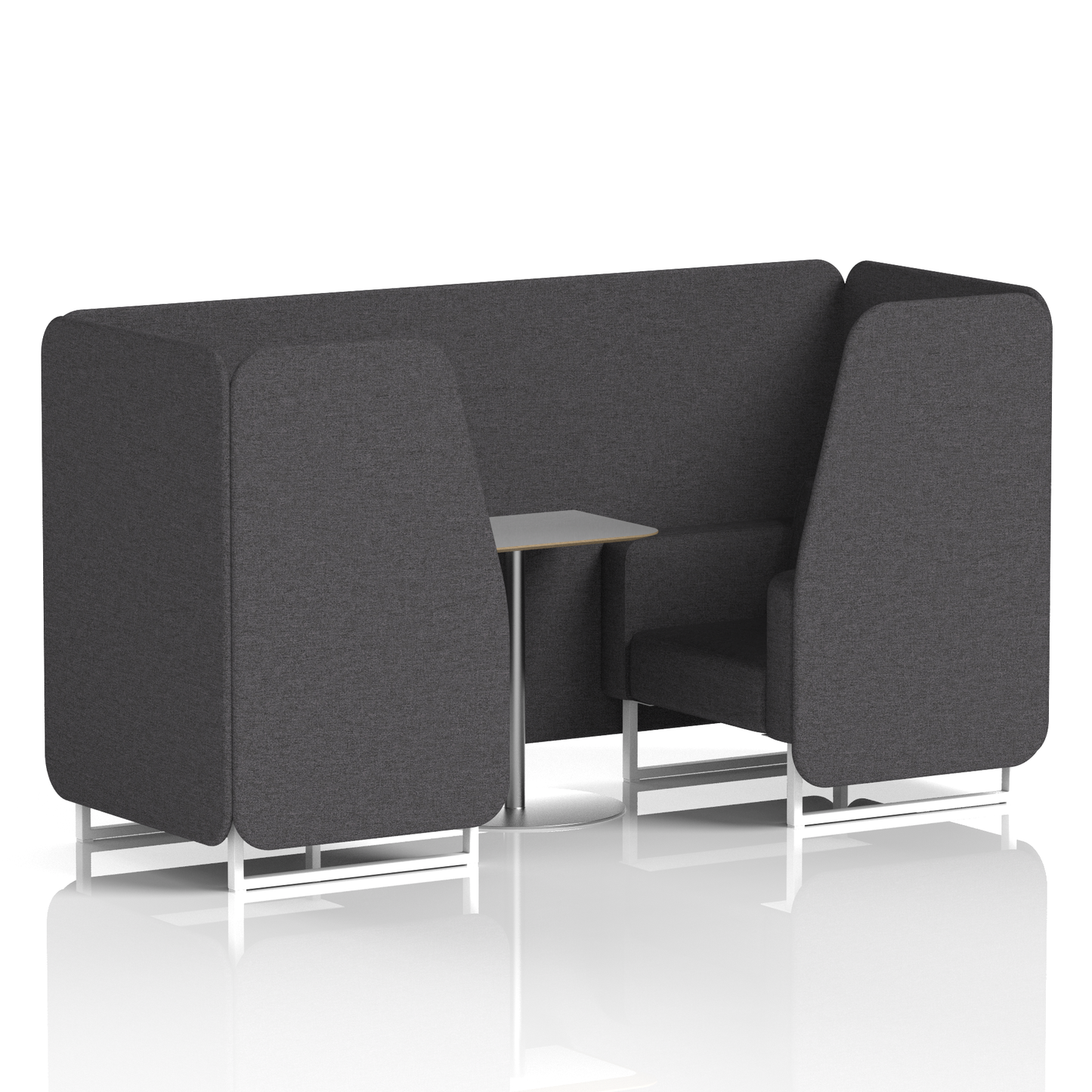 Brixworth Booth With Grey Table In Single Tone (Part 1)