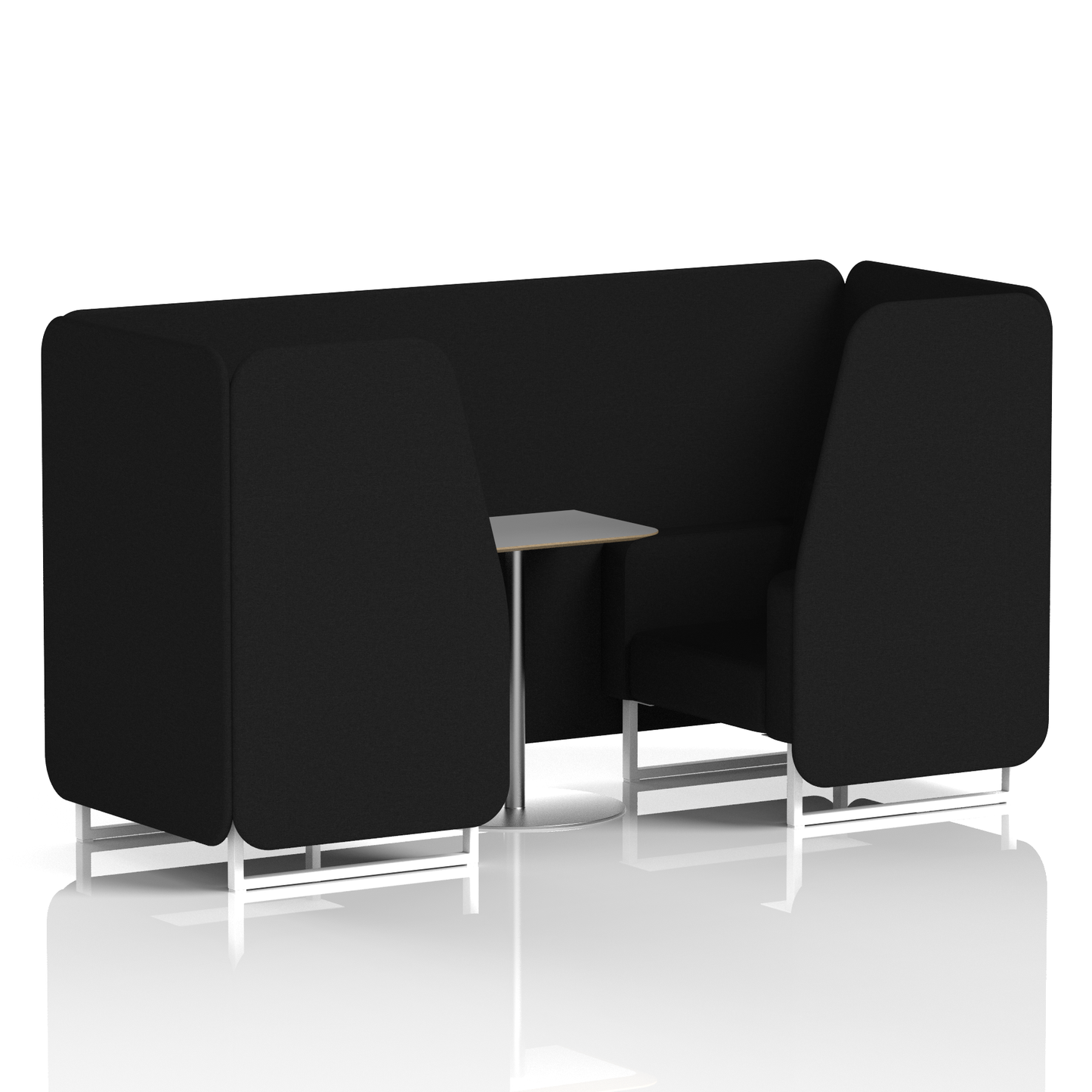 Brixworth Booth With Grey Table In Single Tone (Part 1)