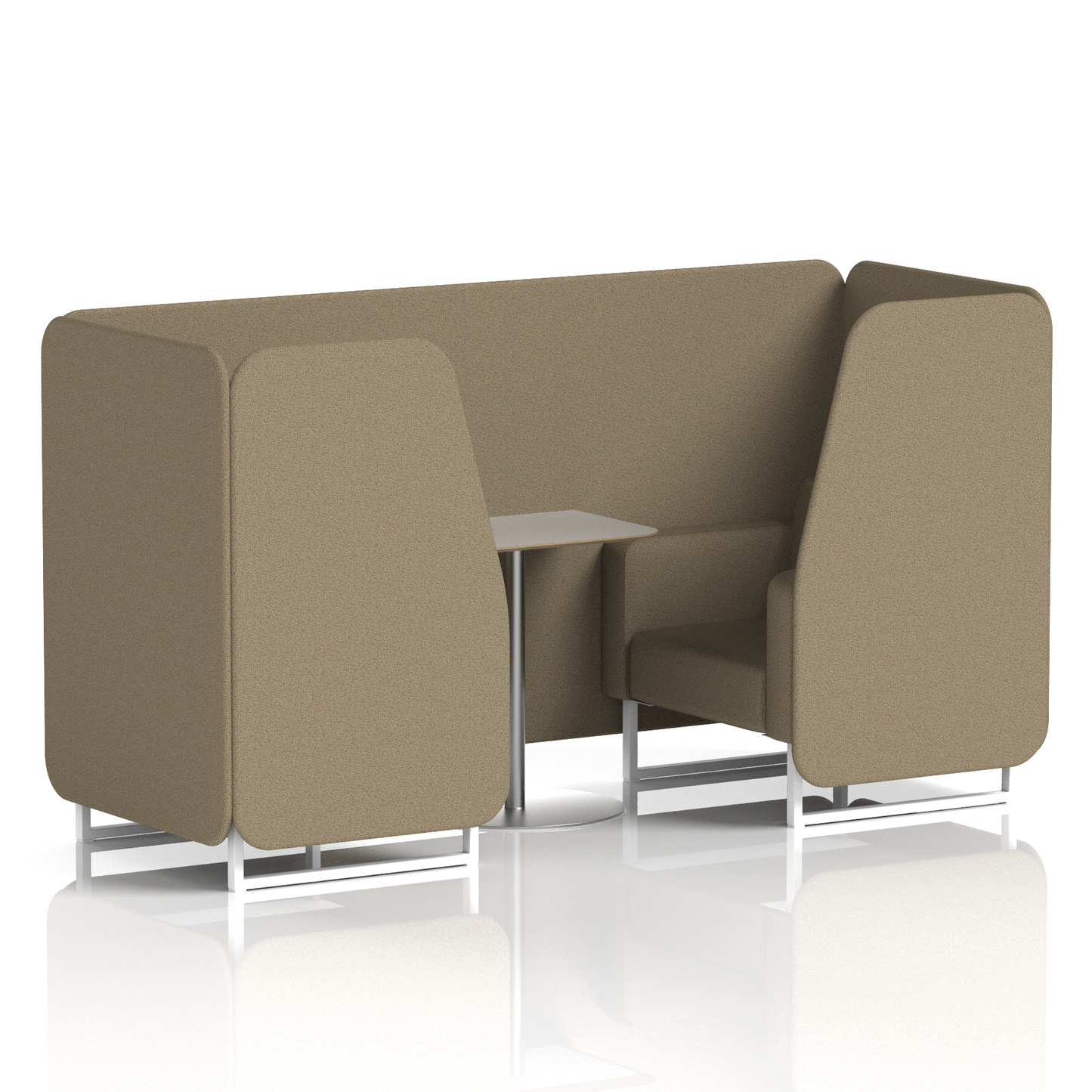 Brixworth Booth With Grey Table In Single Tone (Part 2)