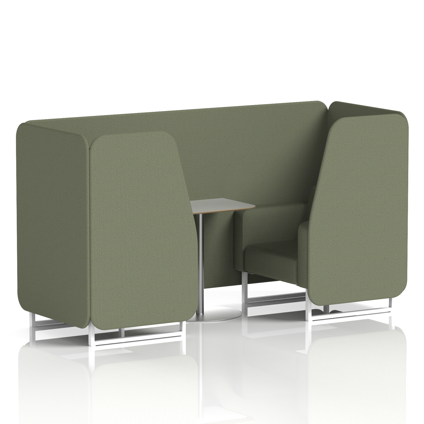 Brixworth Booth With Grey Table In Single Tone (Part 2)