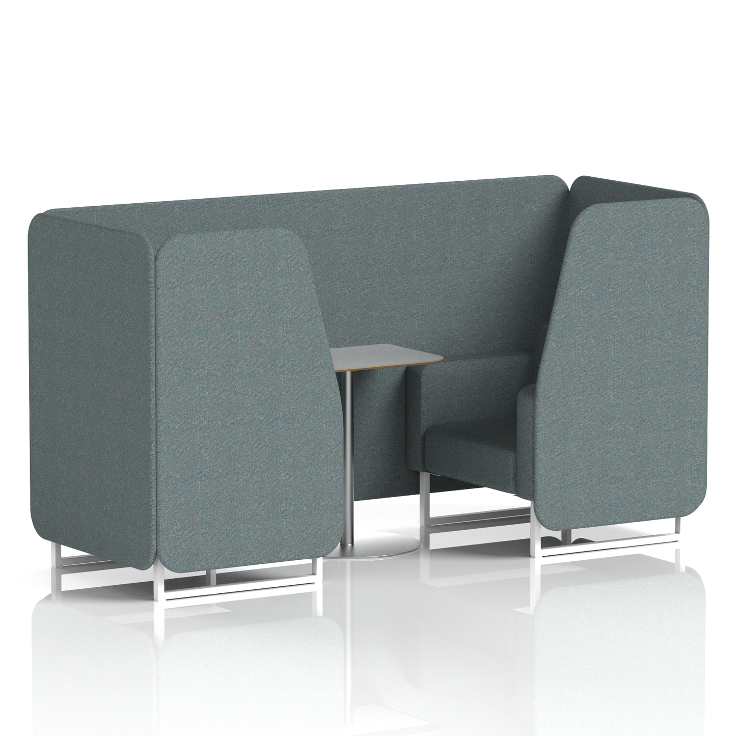 Brixworth Booth With Grey Table In Single Tone (Part 2)