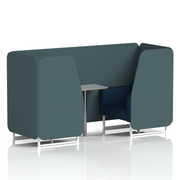 Brixworth Booth With Grey Table In Two Tone (Part 2)
