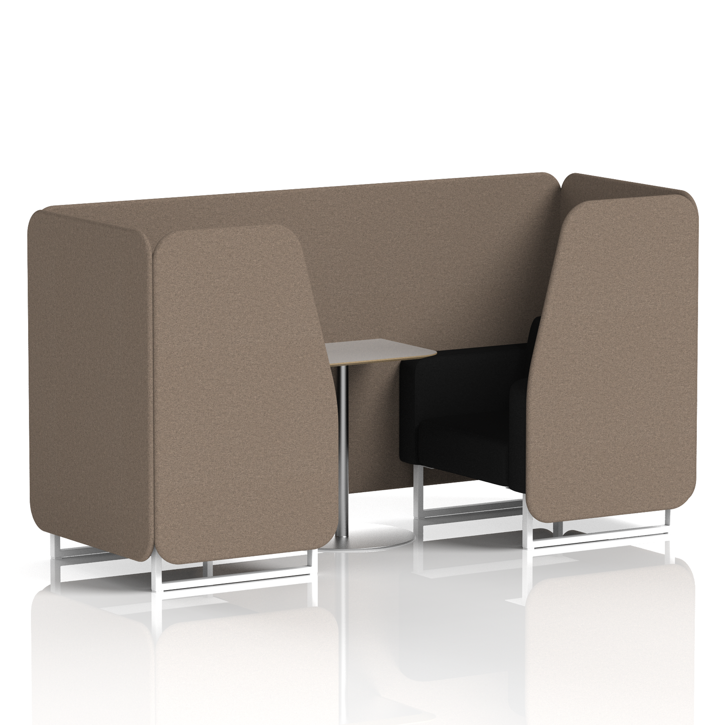 Brixworth Booth With Grey Table In Two Tone (Part 2)