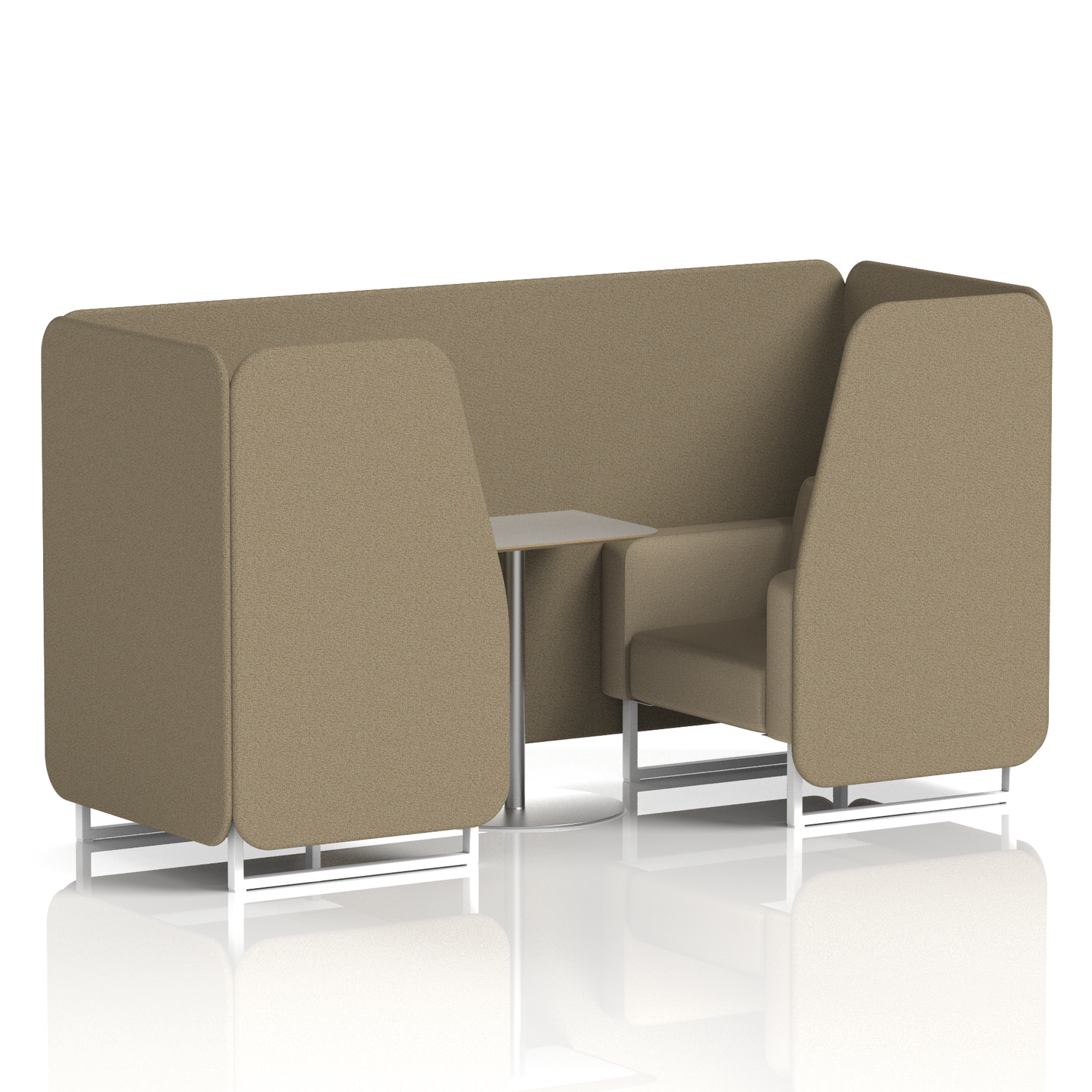 Brixworth Booth With Grey Table In Two Tone (Part 2)