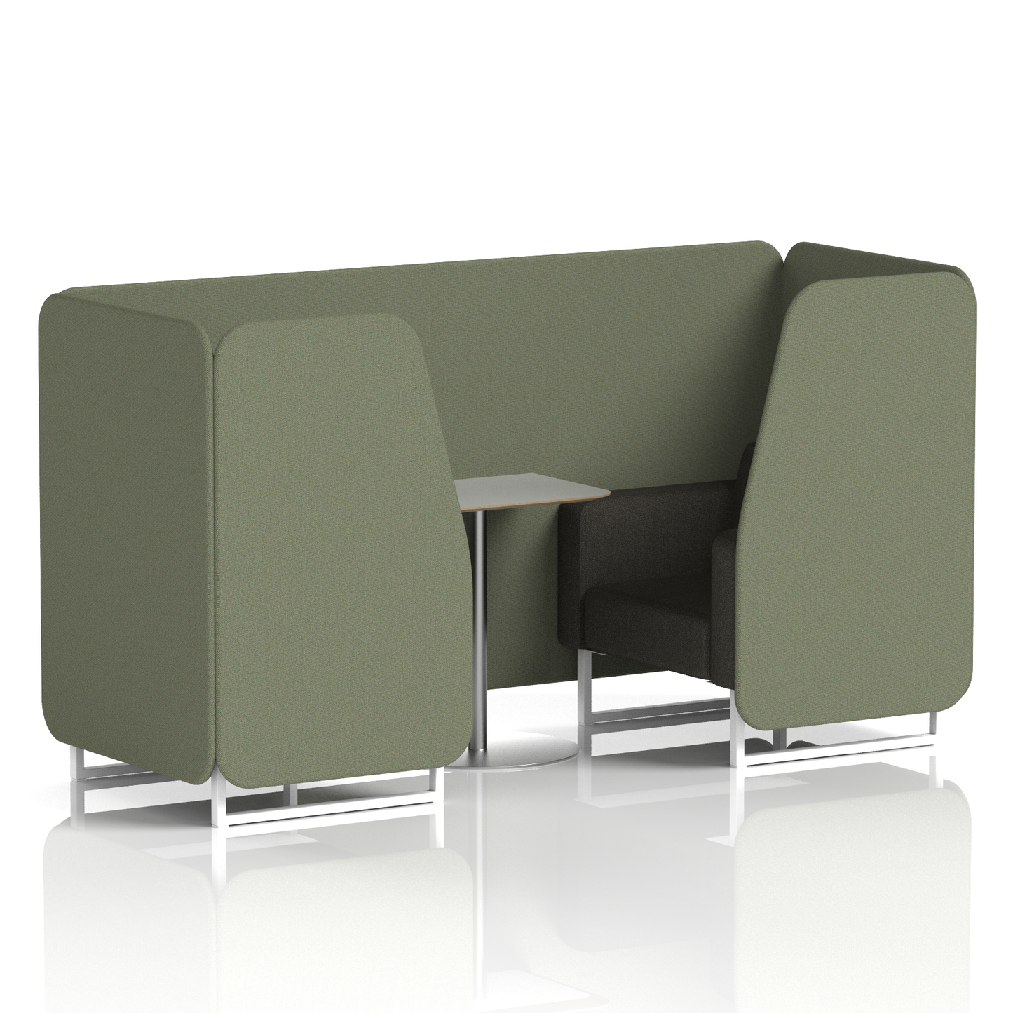 Brixworth Booth With Grey Table In Two Tone (Part 2)