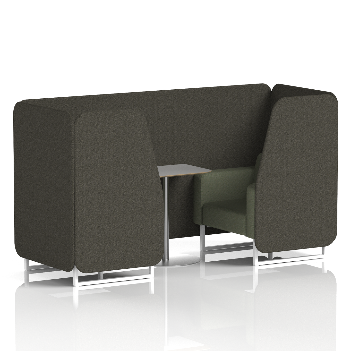 Brixworth Booth With Grey Table In Two Tone (Part 2)