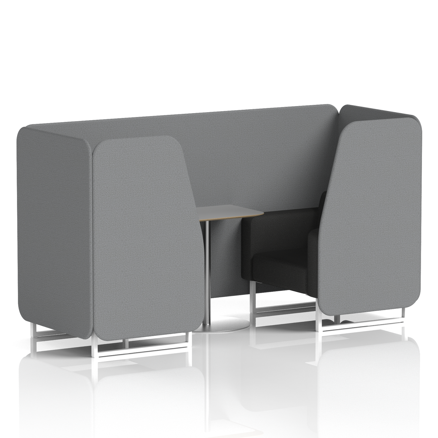 Brixworth Booth With Grey Table In Two Tone (Part 2)