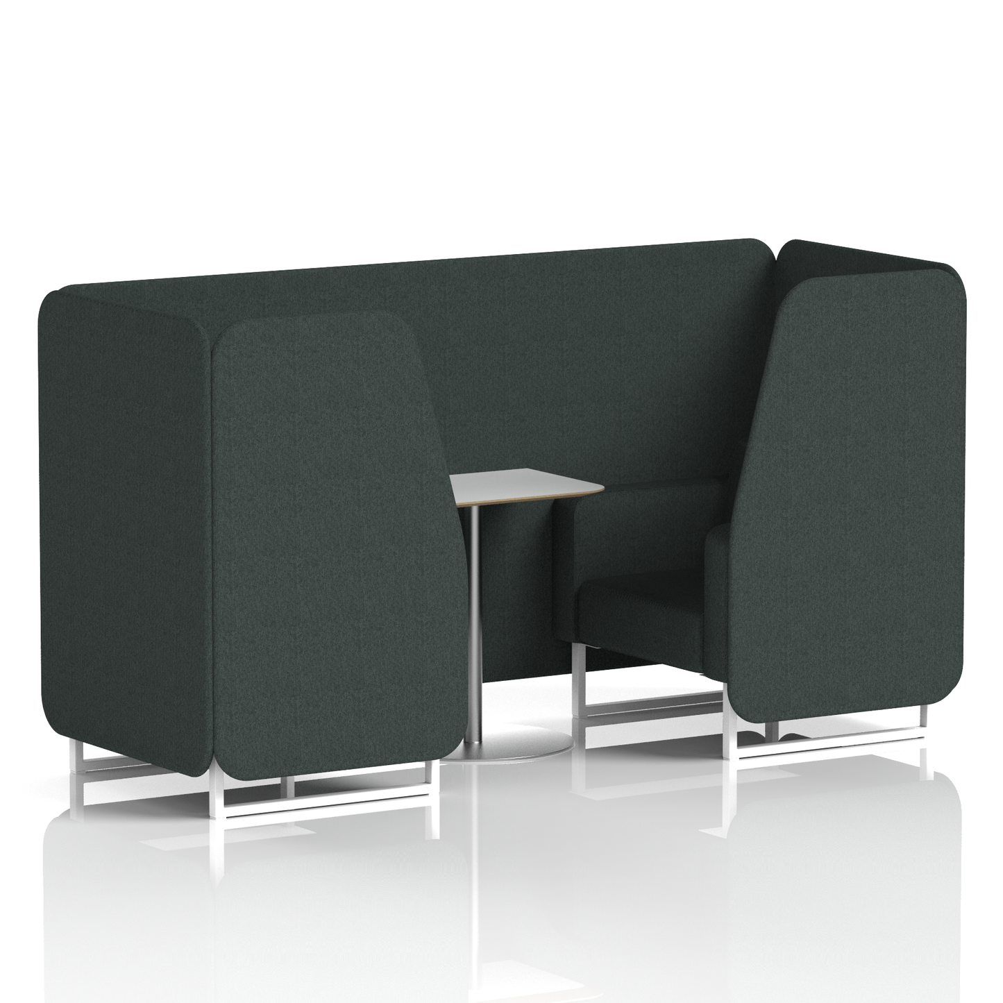 Brixworth Booth With White Table In Single Tone (Part 1)
