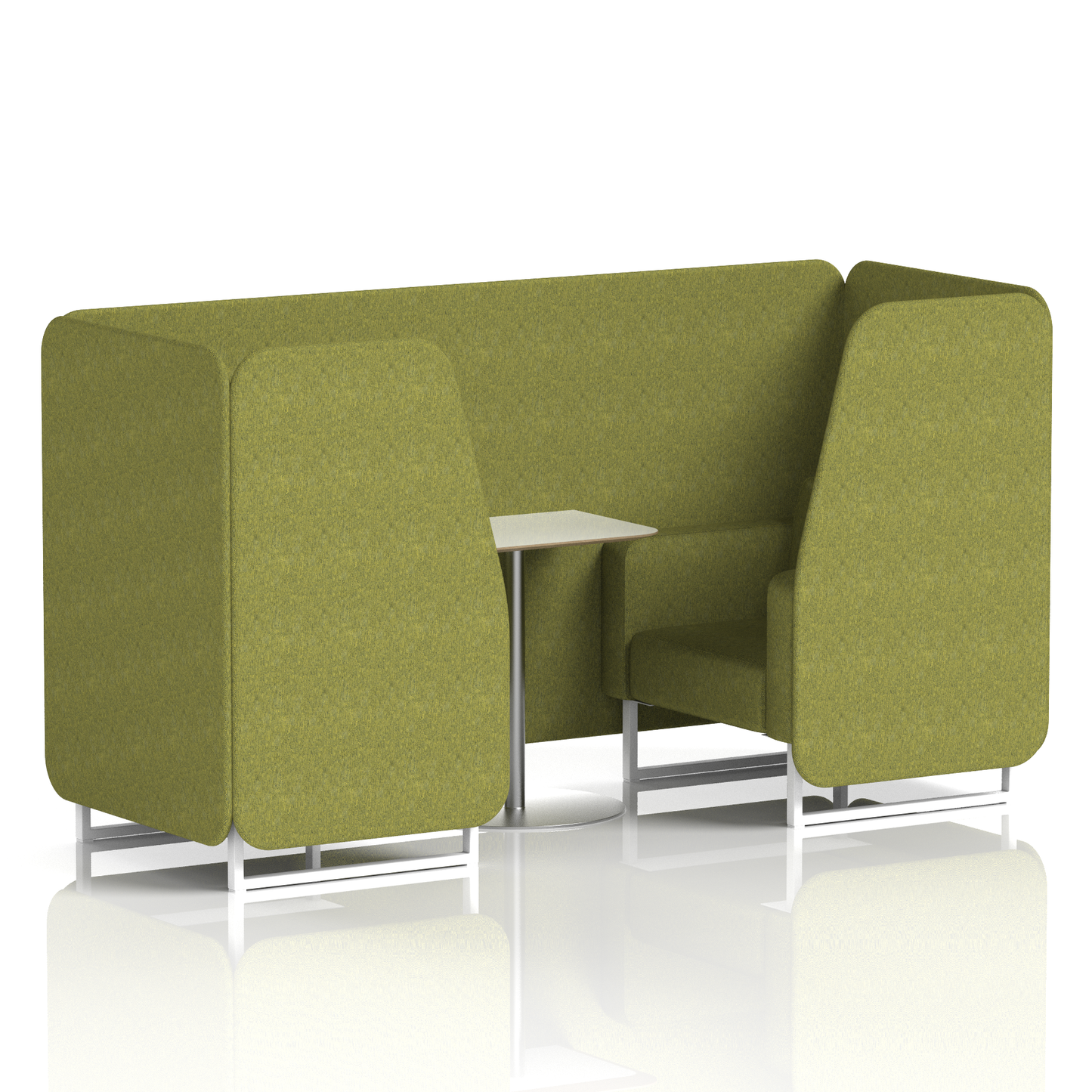 Brixworth Booth With White Table In Single Tone (Part 1)