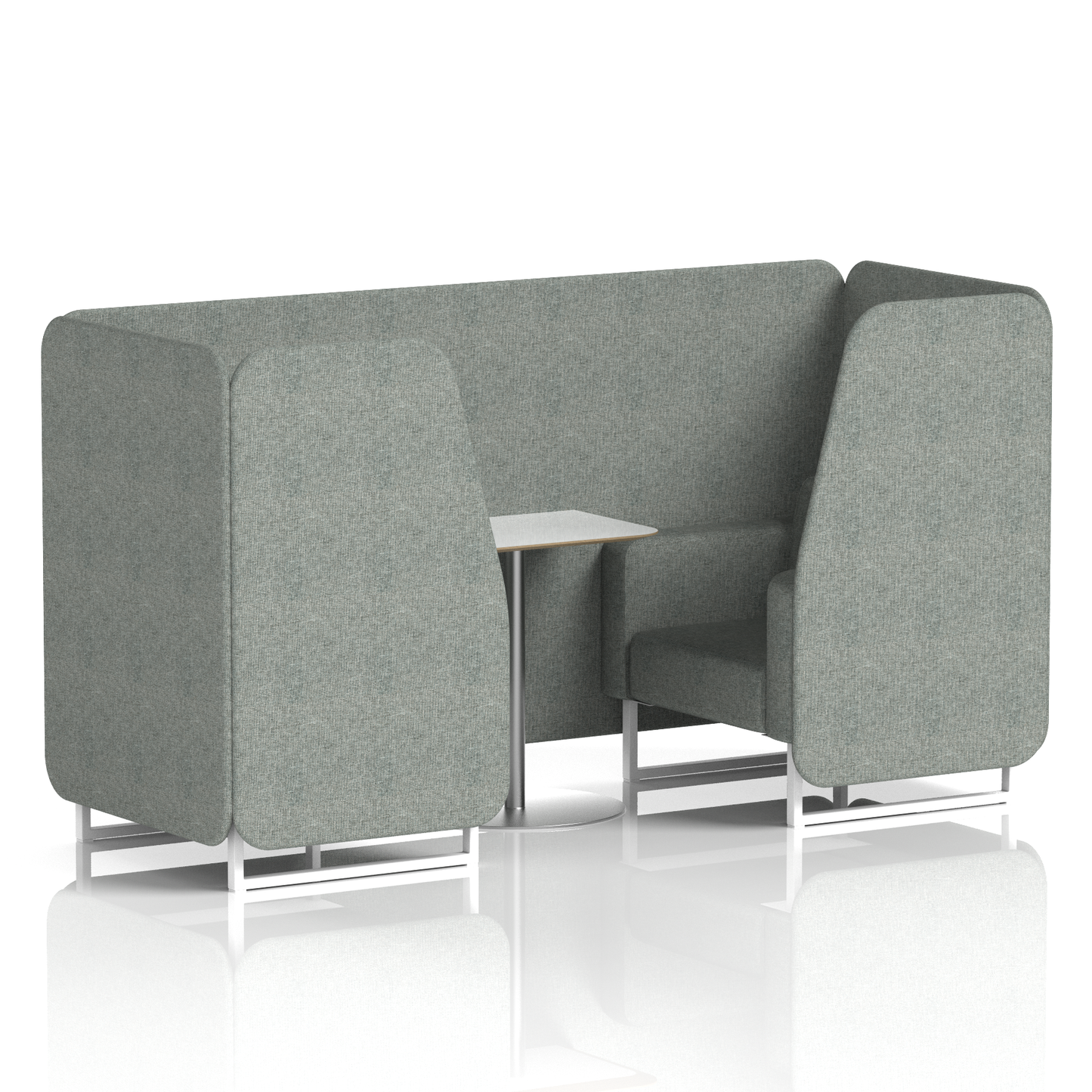 Brixworth Booth With White Table In Single Tone (Part 1)