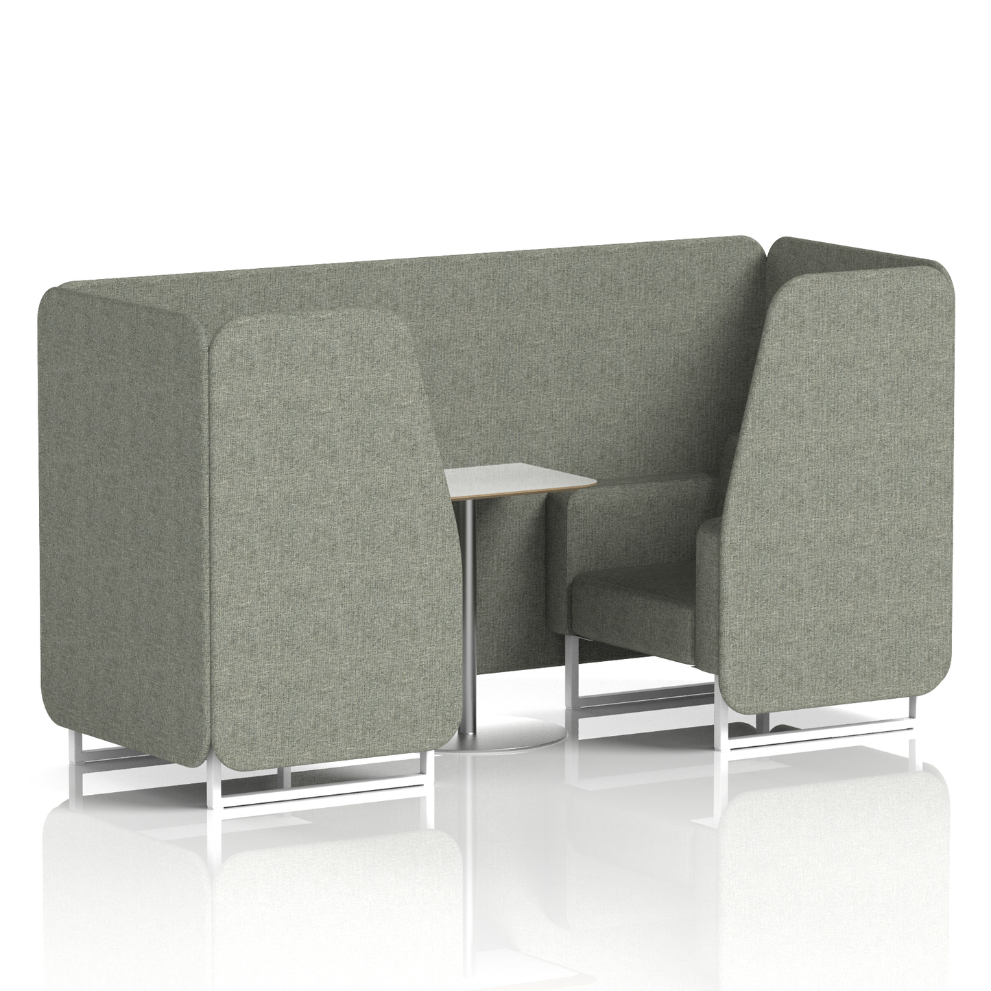 Brixworth Booth With White Table In Single Tone (Part 1)