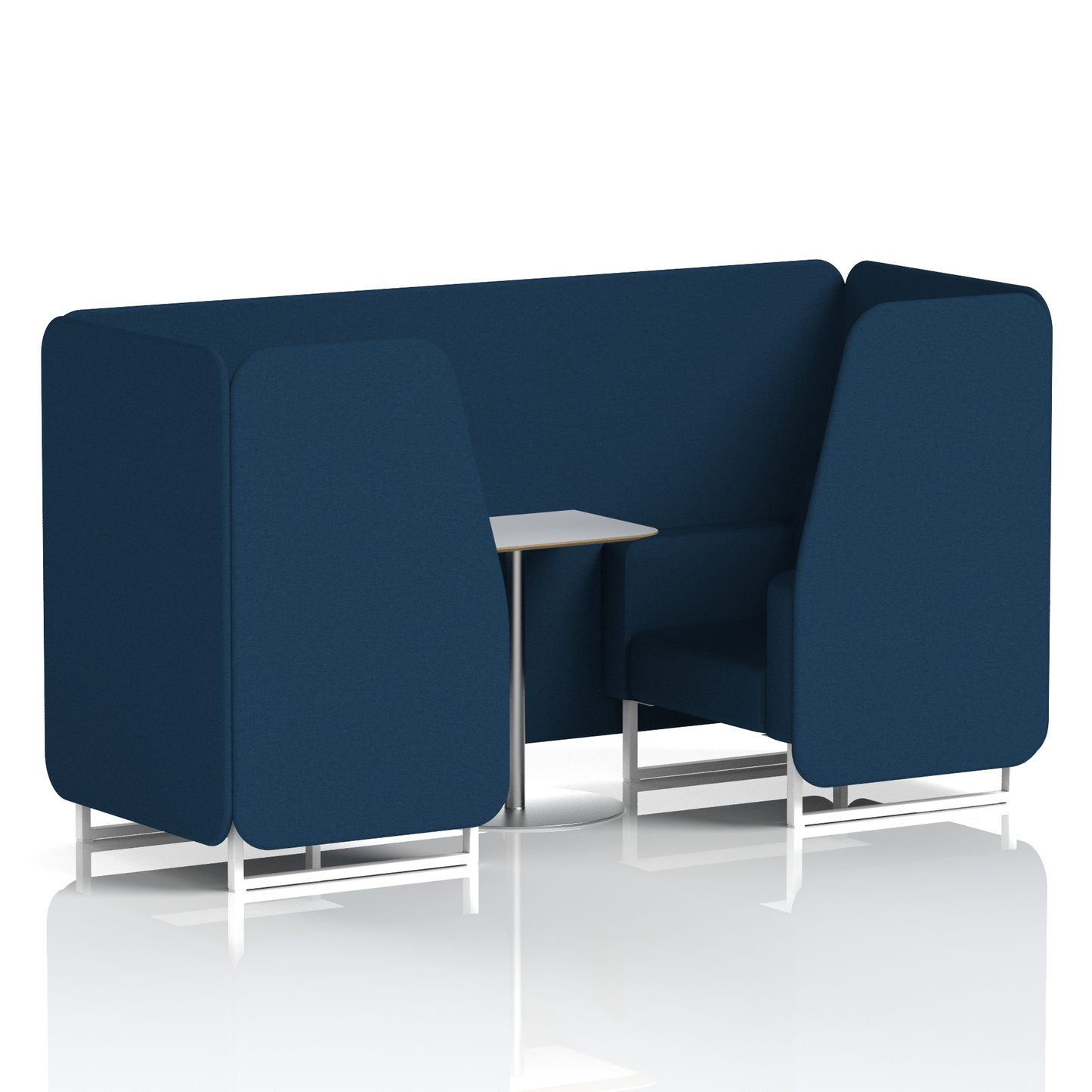 Brixworth Booth With White Table In Single Tone (Part 1)