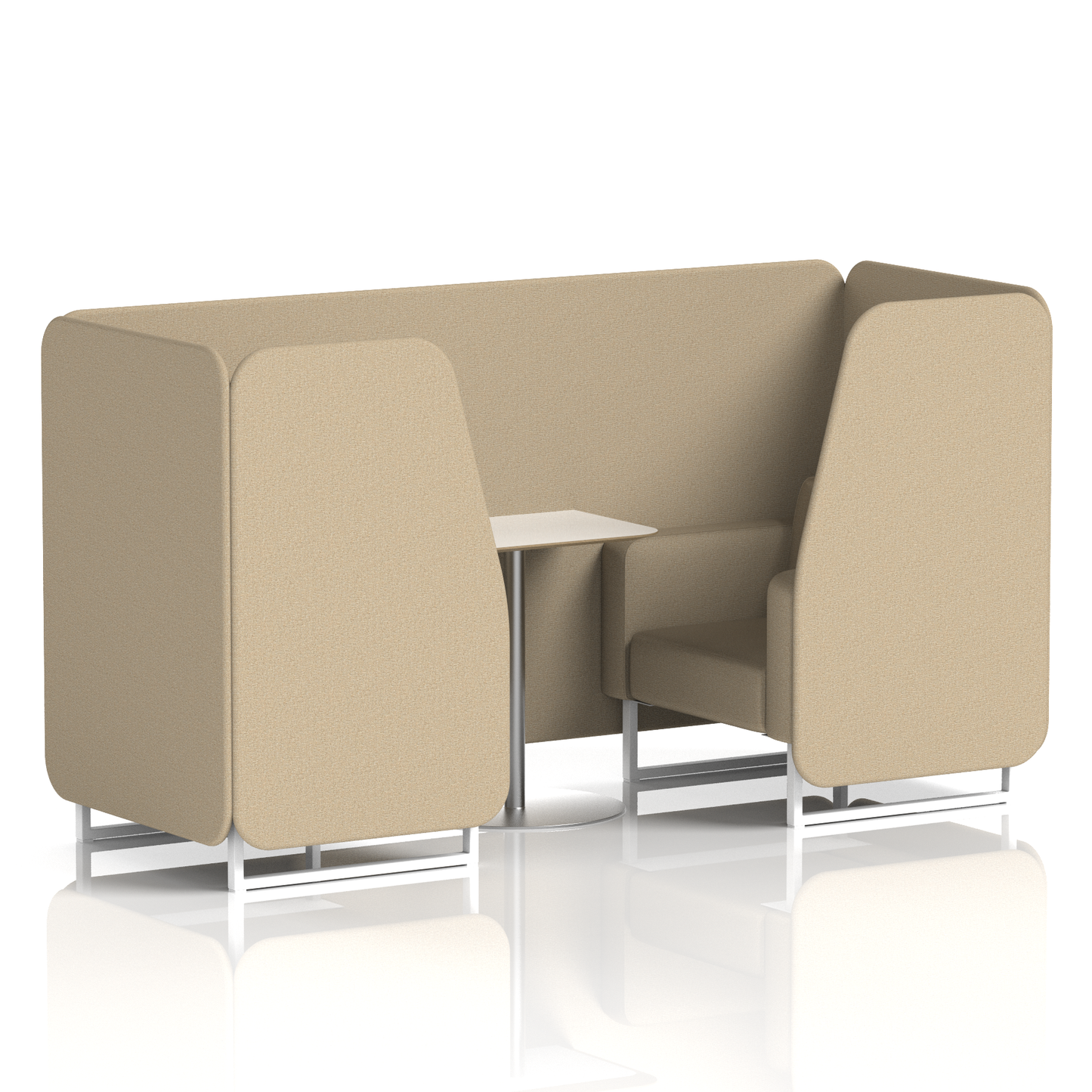 Brixworth Booth With White Table In Single Tone (Part 2)