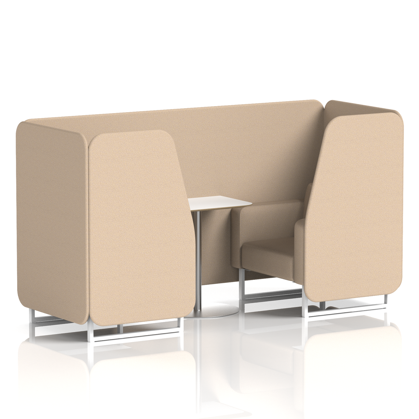 Brixworth Booth With White Table In Single Tone (Part 2)