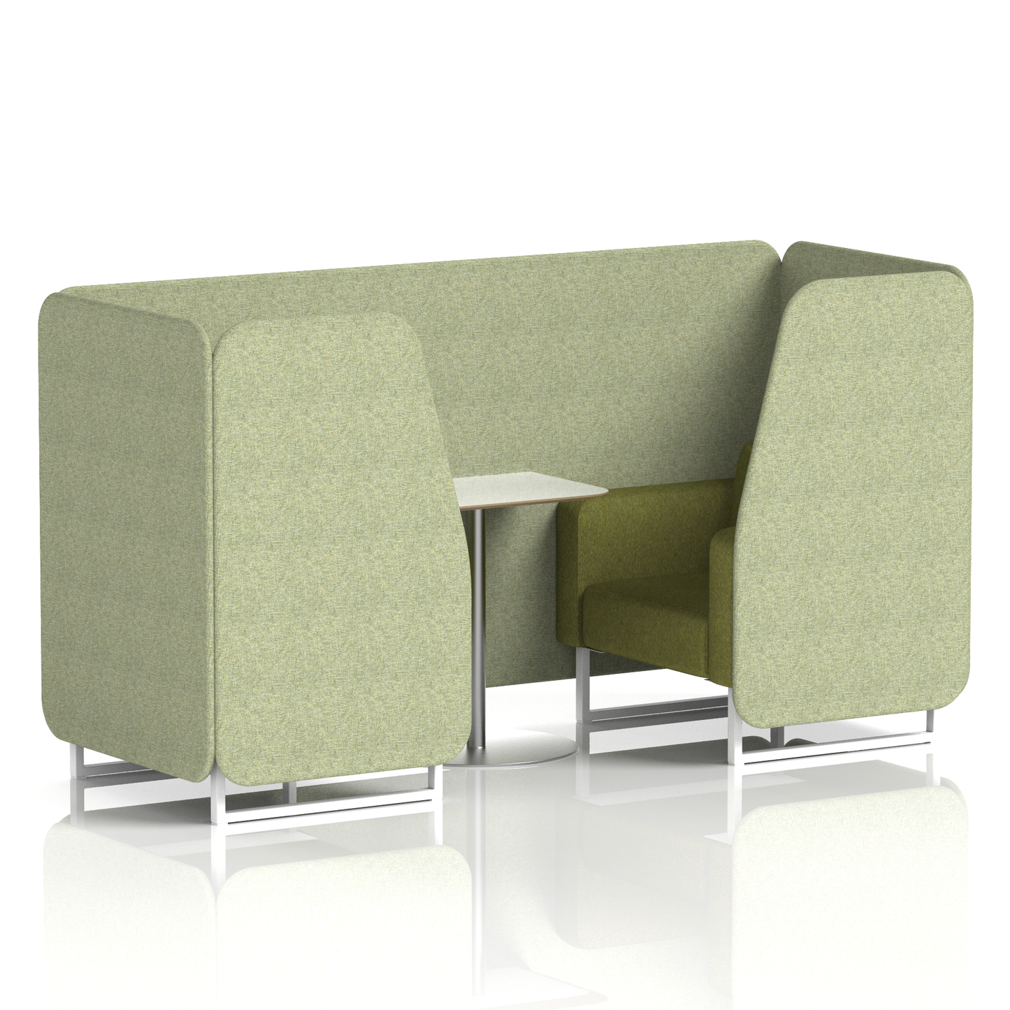 Brixworth Booth With White Table In Two Tone (Part 1)